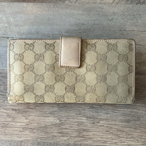 GUCCI Princy GG Logo Canvas Wallet - Picture 2 of 12